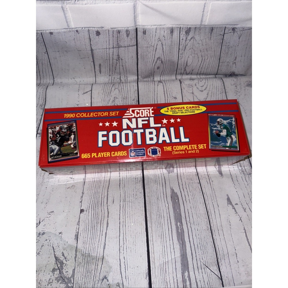 1990 Score NFL Football Collector Set Complete Series 1 and 2 - Factory Sealed